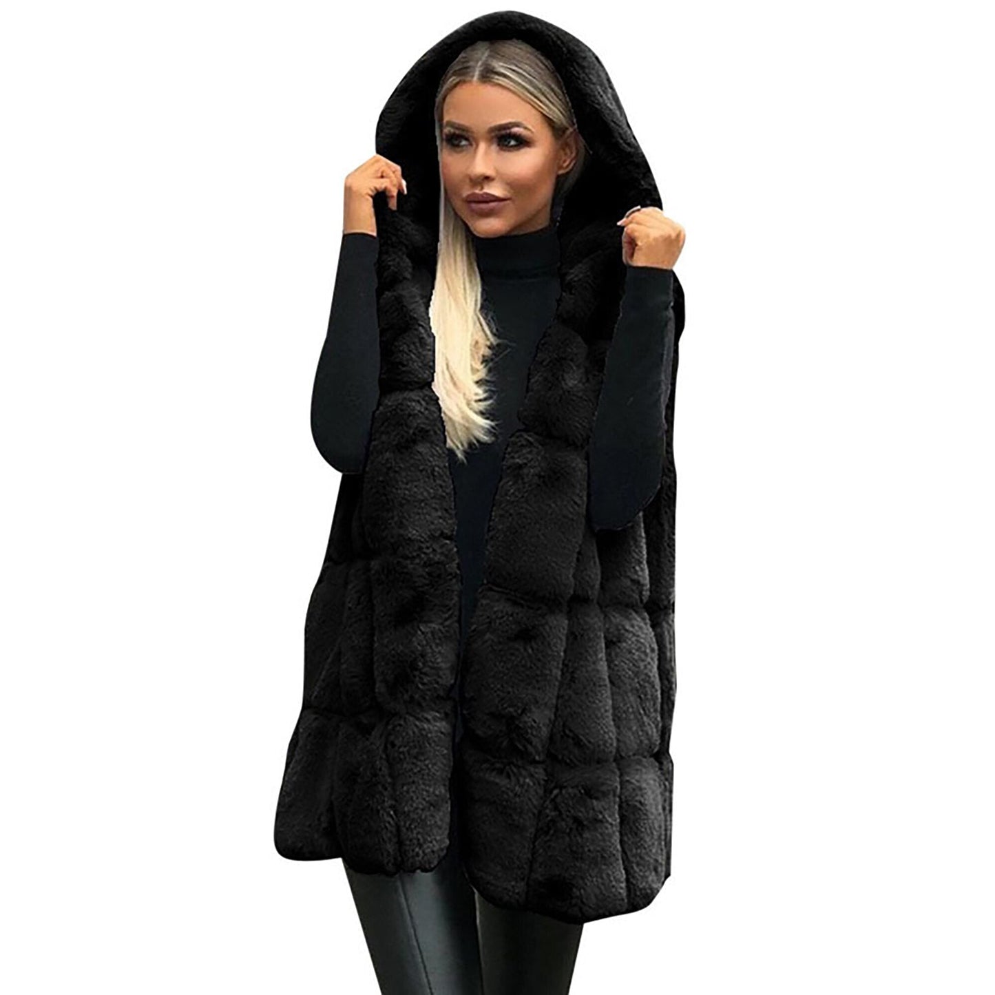 Fur - Lange Fleecejacke