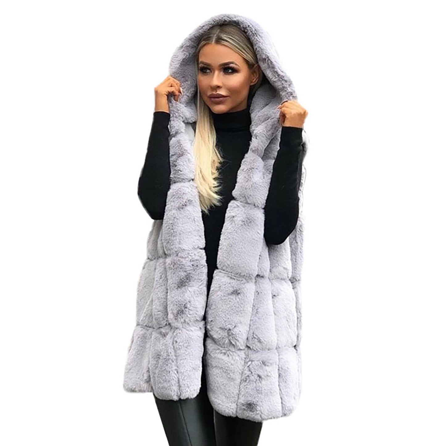 Fur - Lange Fleecejacke