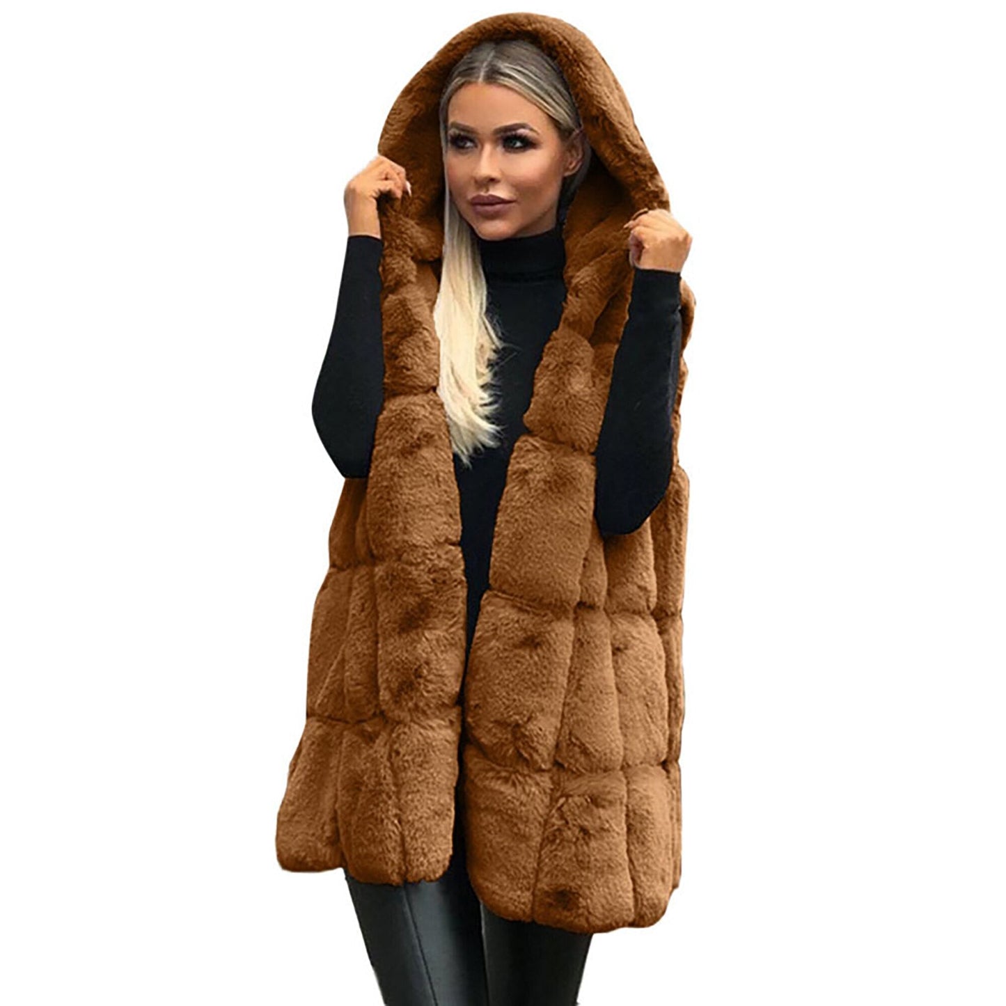 Fur - Lange Fleecejacke