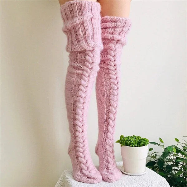 Winterlich - Lange weiche Socken