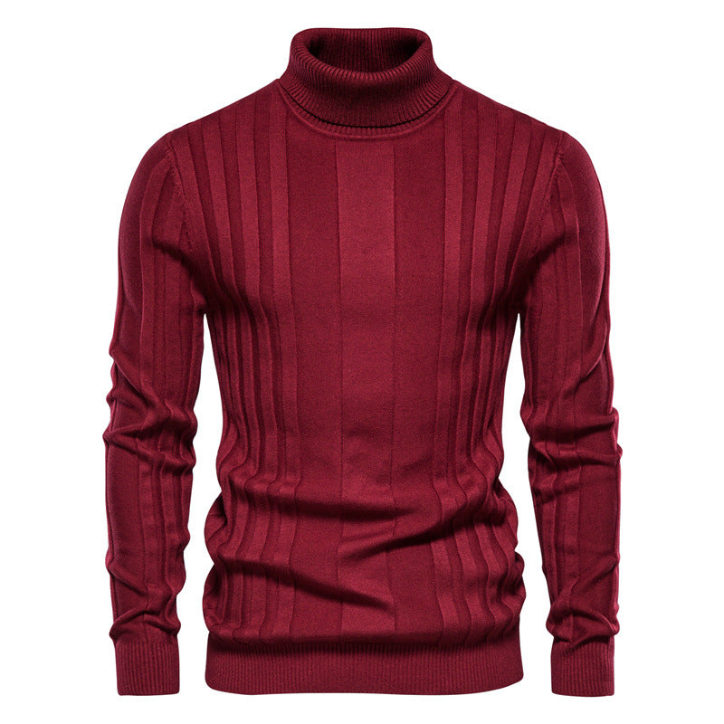 Joshua - Warmer pullover mit rollkragen